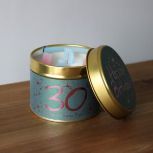 30 birthday scented candle image 1
