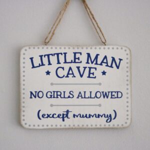 little man cave plaque