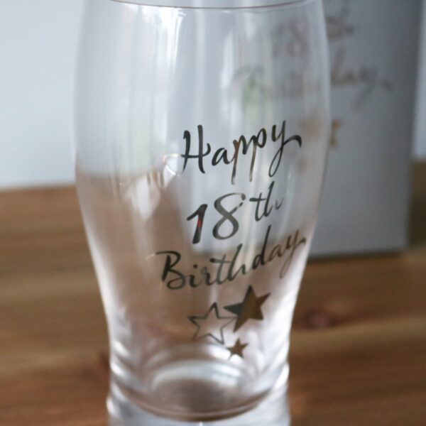 18th boxed pint glass product image 2
