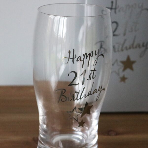 21st boxed pint glass product image 2