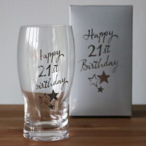 21st boxed pint glass product image 1