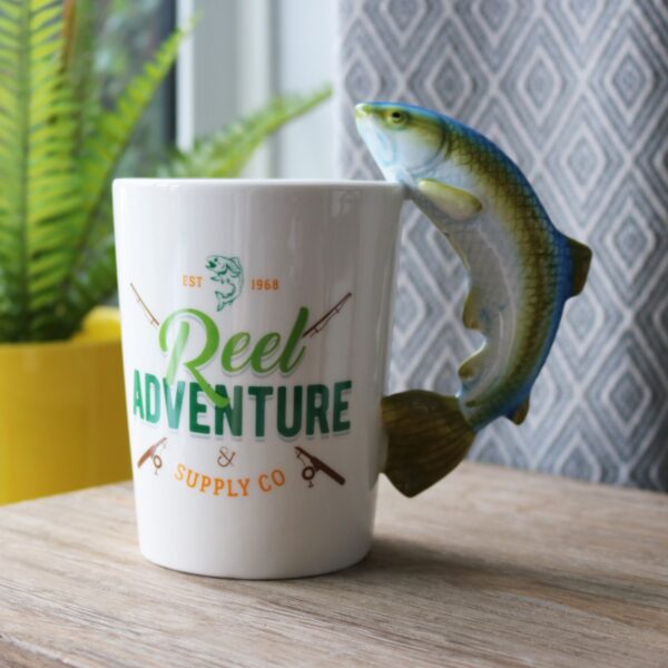 fishing mug product image funny