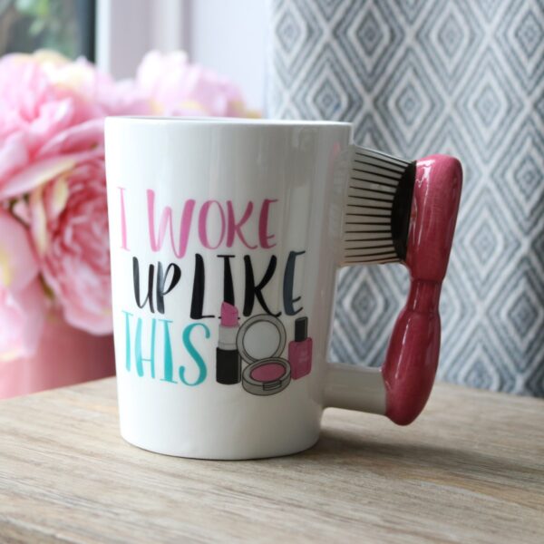 hairbrush mug quirky product photo