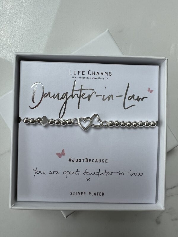 Life charms daughter in law bracelet main image