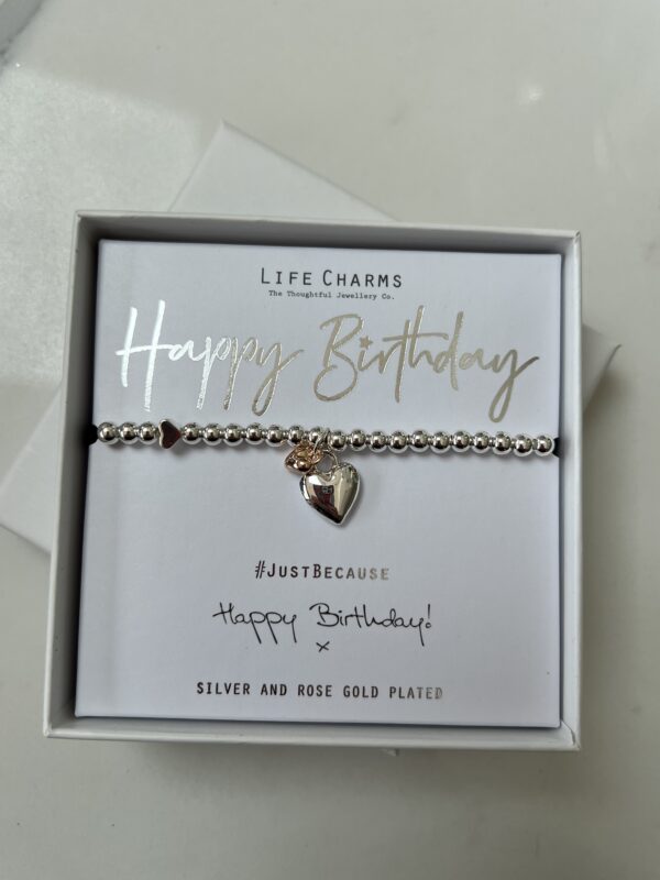 Life charms happy birthday bracelet main image