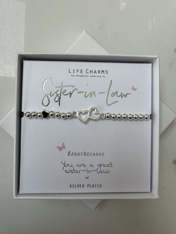 Life charms sister in law bracelet main image