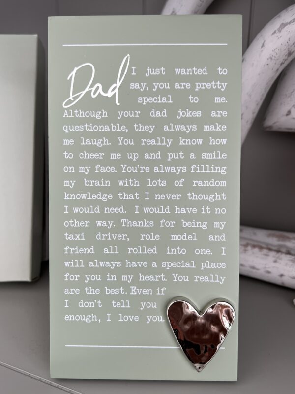 Dad plaque main image