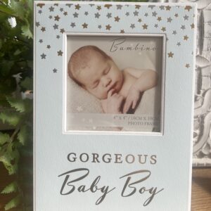 Gorgeous baby boy picture frame main image