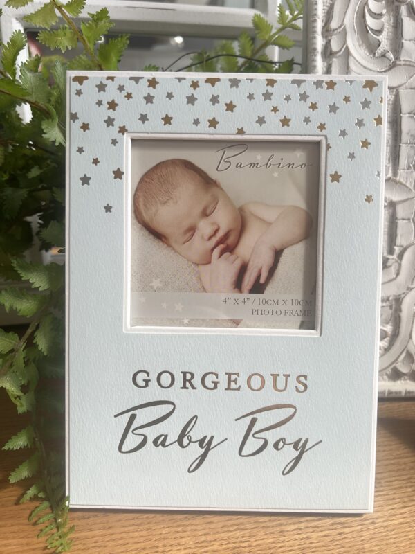 Gorgeous baby boy picture frame main image