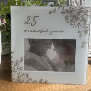 25th anniversary photo frame main image