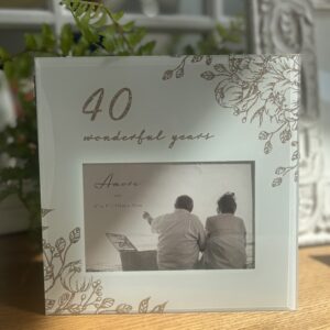 40th anniversary photo frame main image