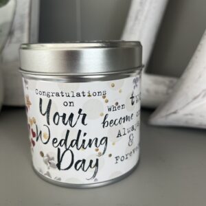 bks wedding day candle tin main pic