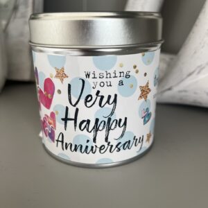 bks happy anniversary candle tin main image