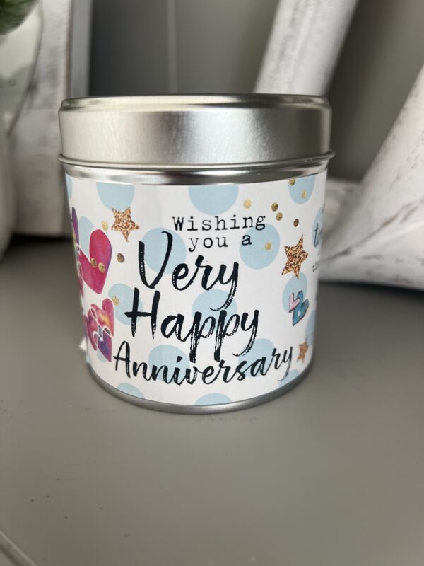 bks happy anniversary candle tin main image